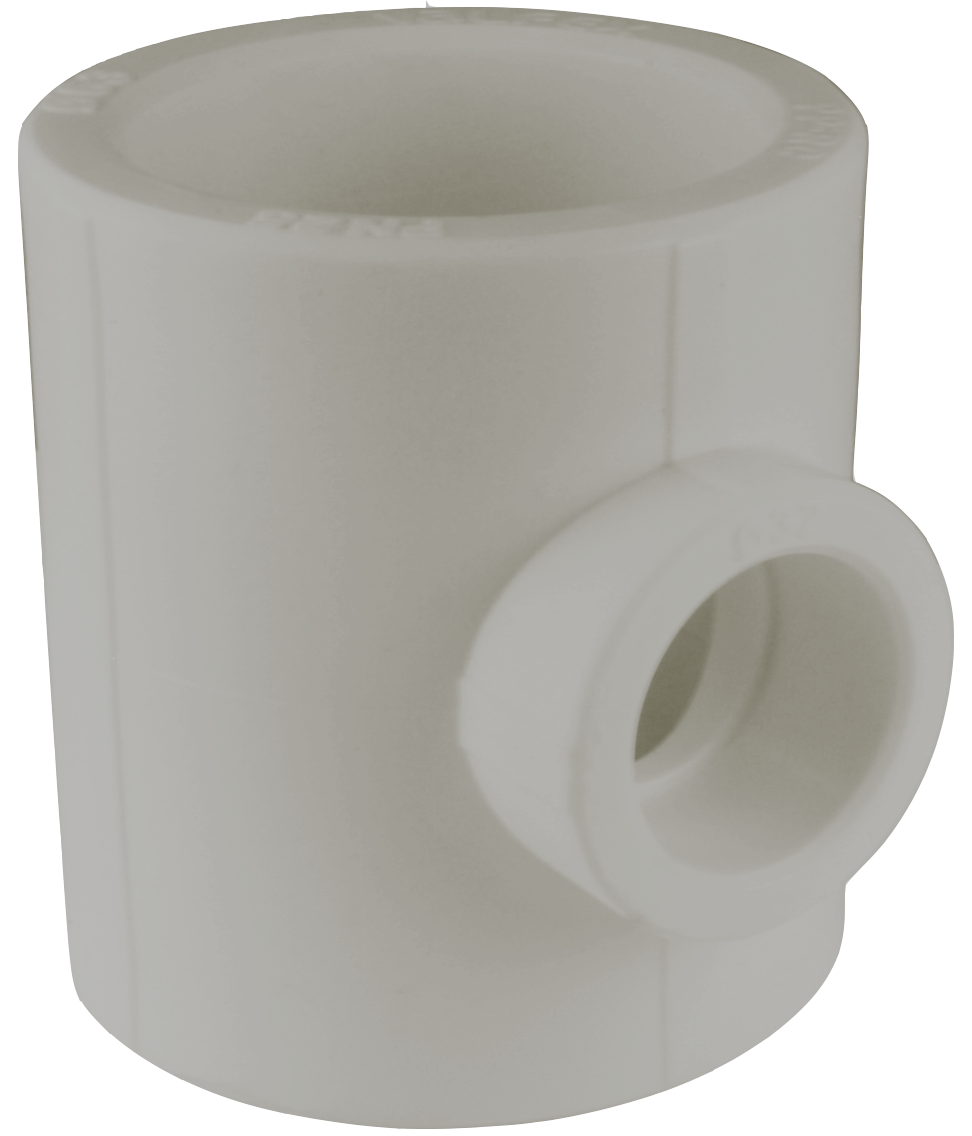 Тройник переходной 25х25х20 полипропиленовый PPR серый