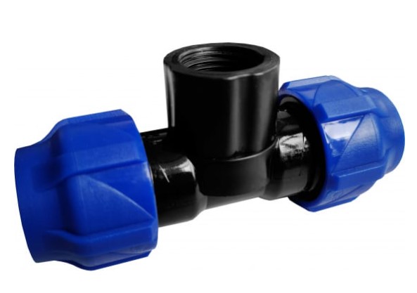 Тройник переходной компрессионный ПНД ВР 32-1-32  (32/8)