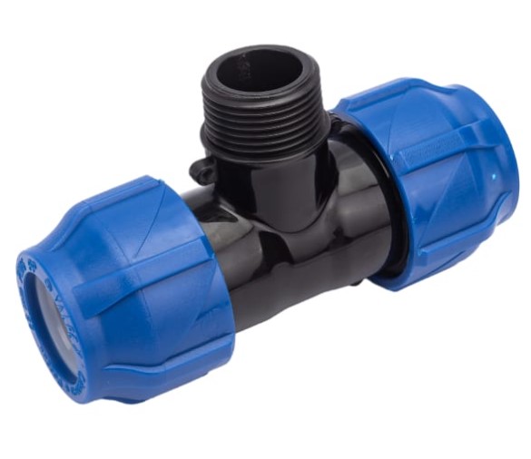 Тройник переходной компрессионный ПНД НР 32-1-32 (40/10)