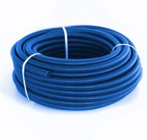 Труба гофрированная 25 синяя, для трубы 16, бухта 50м