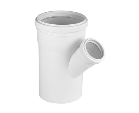 Тройник 110х50 45 град, для малошумной канализации