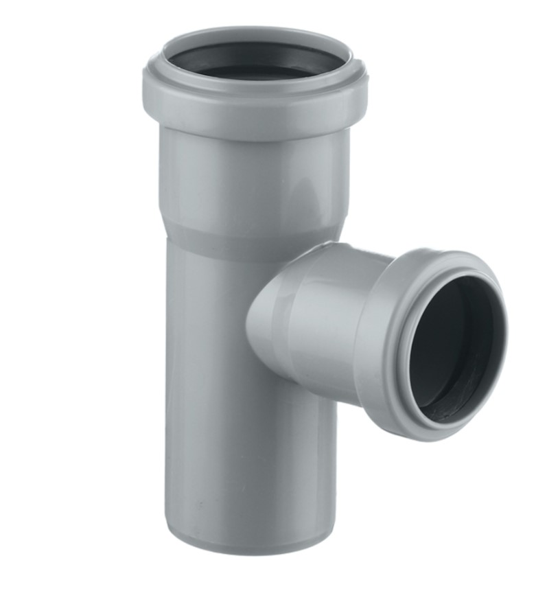 Тройник 50х40 87 град, канализационный