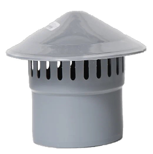 Зонт 50 вентиляционный, для внутренней канализации, серый