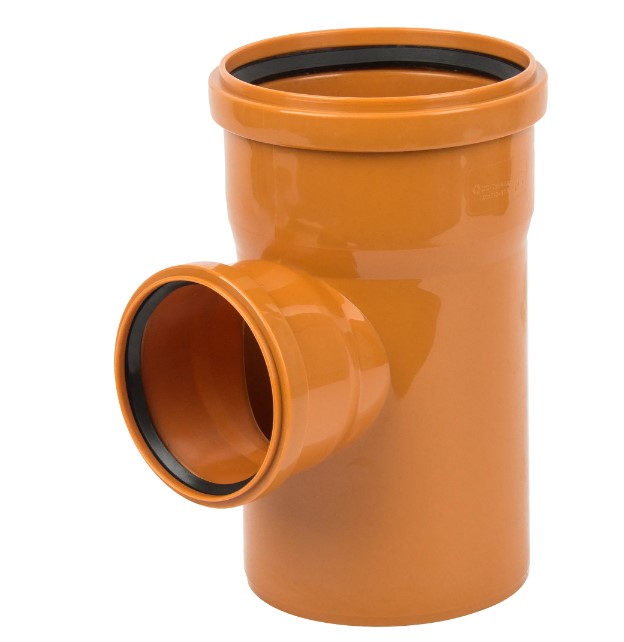 Тройник 160х110 87 град., для наружной канализации