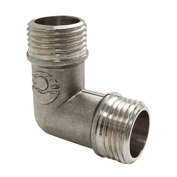 Угольник НН 3/4' никелированный