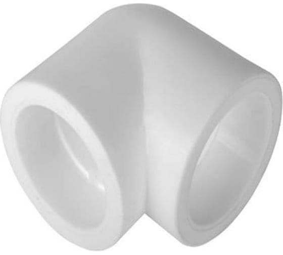 Угольник 40 мм 90 град., полипропиленовый PPR, белый