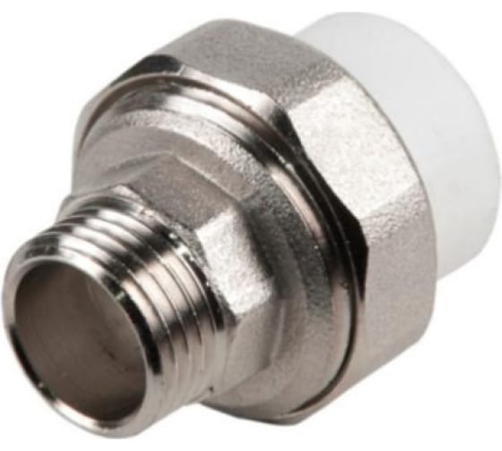 Муфта разъемная 32x1/2' НР полипропиленовая PPR американка, белая