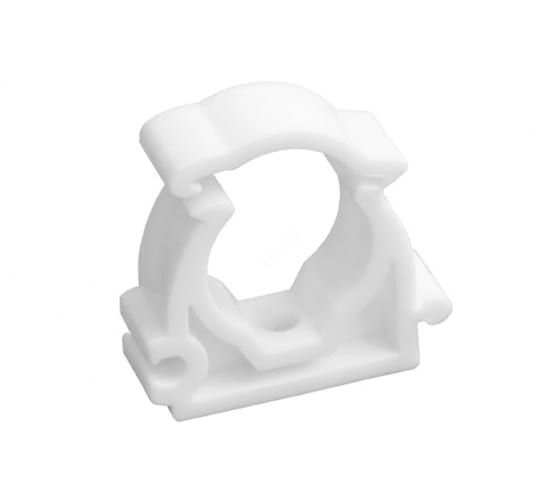 Опора 32 мм PPR, с креплением, белая