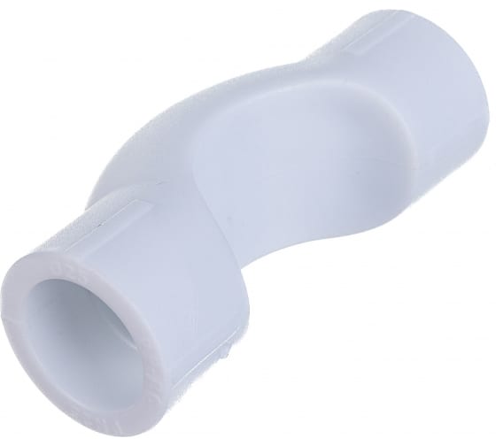 Обвод 25 мм короткий полипропиленовый PPR белый