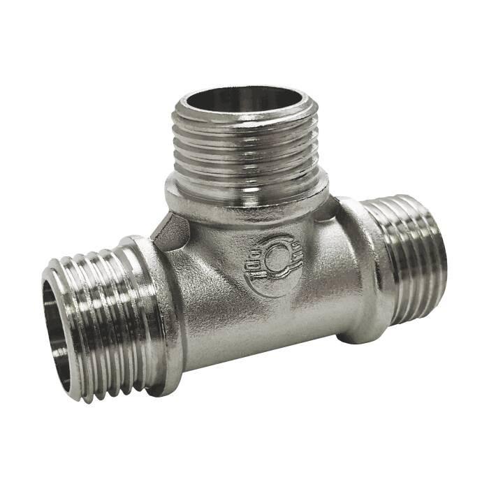 Тройник с никелевым покрытием ННН 1/2'x3/4'x3/4'