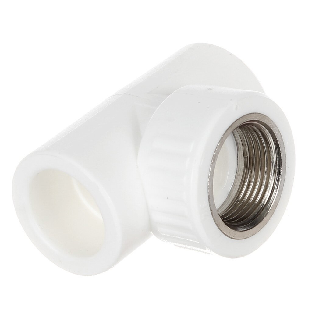 Тройник комбинированный 32x3/4' ВР полипропиленовый PPR белый