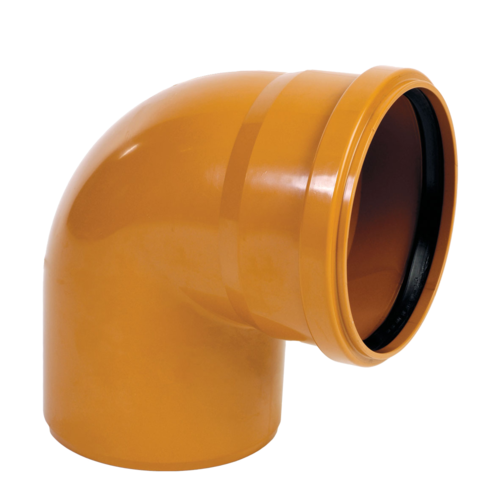 Отвод 110 87 град., для наружной канализации