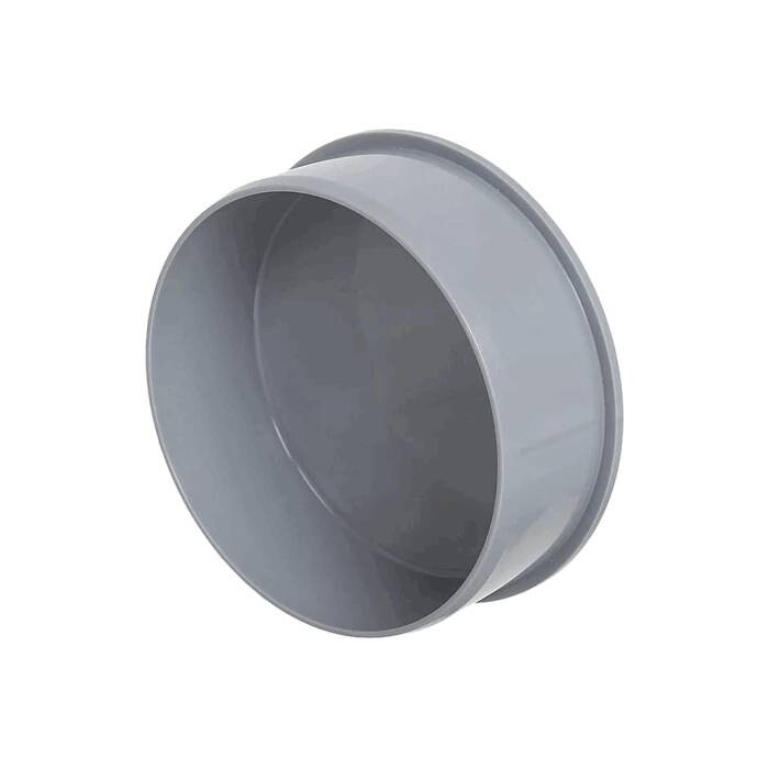 Заглушка 110 мм для внутренней канализации, серая