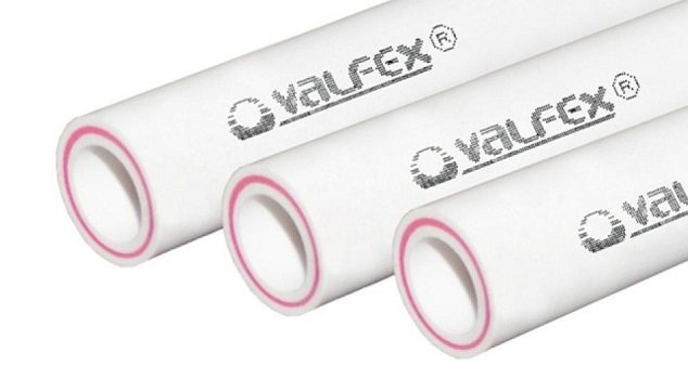 Труба полипропиленовая 40x6.7 SDR 6 PN 25 PPR армированная стекловолокном белая, хлыст 4м