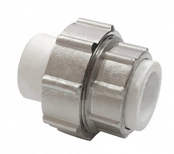 Муфта разъемная 32 х11/4' полипропиленовая PPR белая