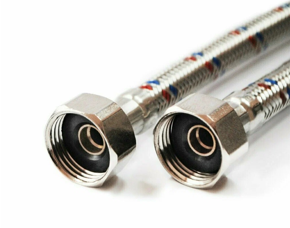 Подводка гибкая для воды нерж.сталь 1/2 ВВ 120 см