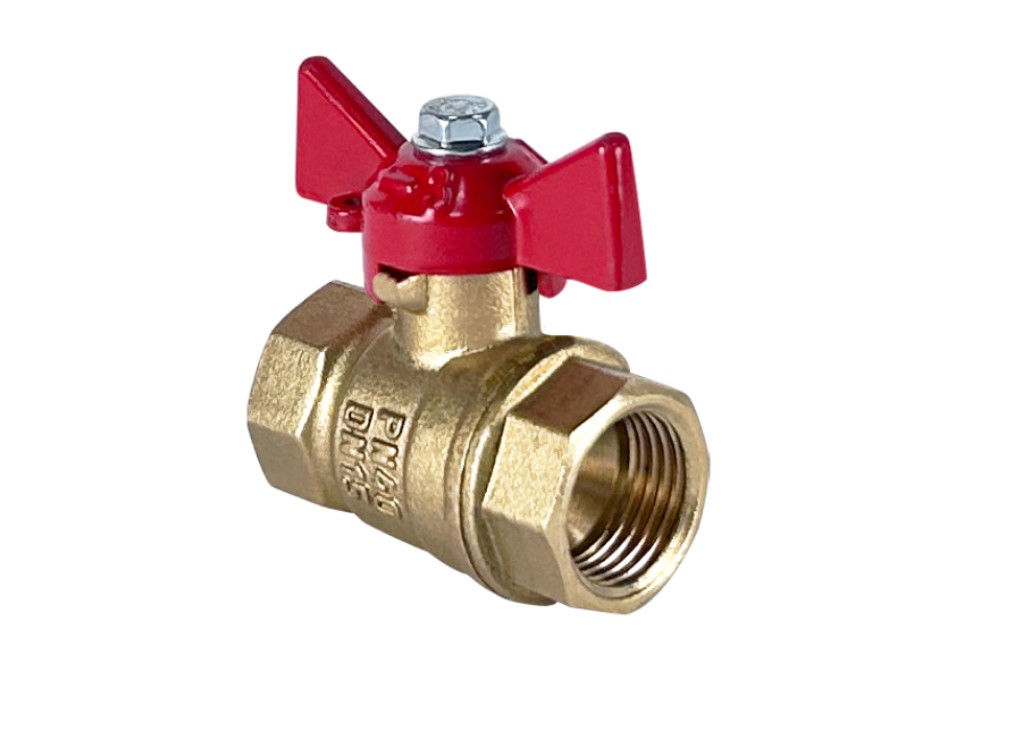 Кран шар DeltaPro 3/4 В/В ручка-бабочка