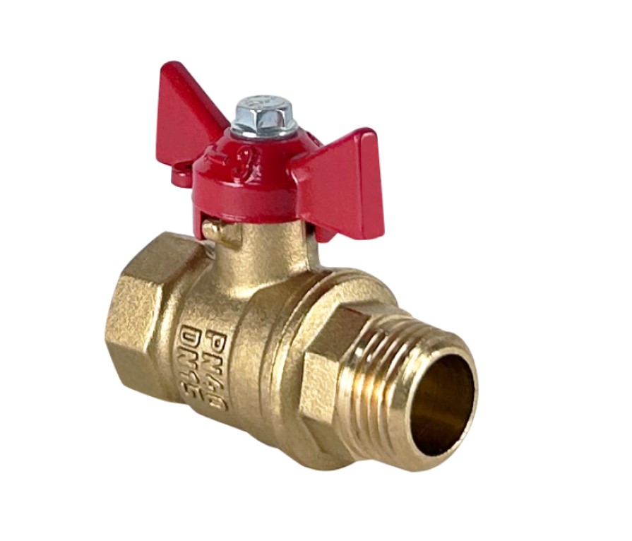 Кран шар DeltaPro 3/4 В/Н ручка-бабочка