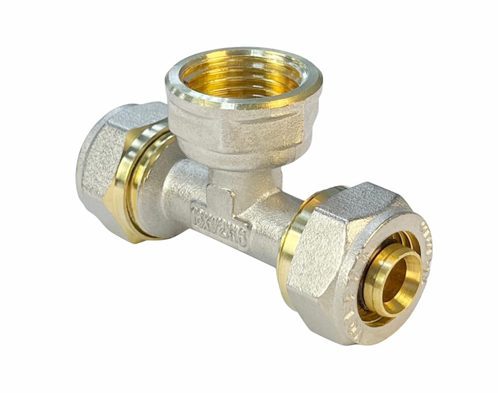 Тройник обжимной ВР 20х3/4х20