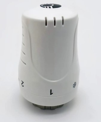 Термоголовка диап. регул-ки 6,5 - 28град жидкостная (белоснежного цвета) (72/9) К