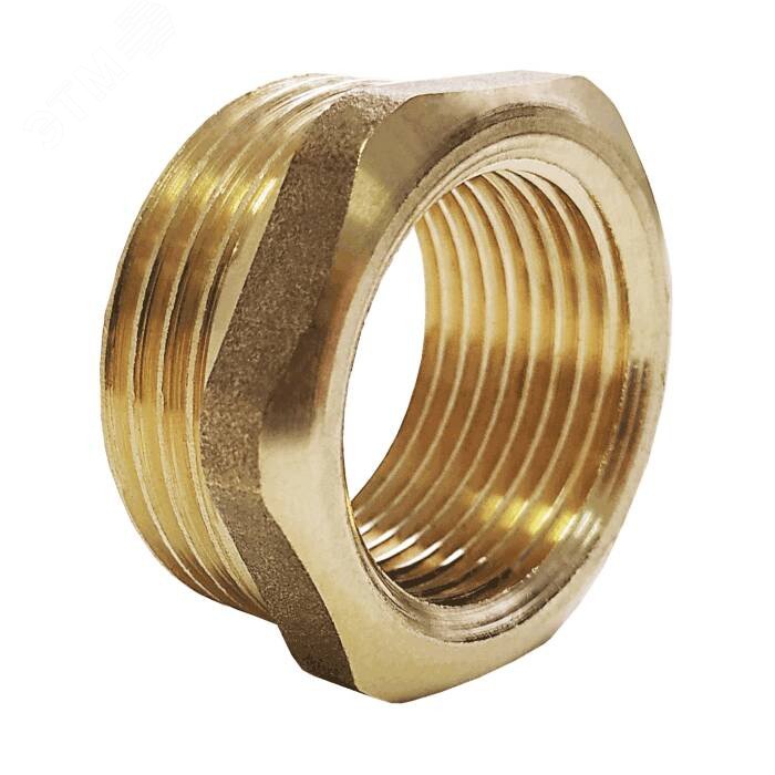 Изображение товара Латунная футорка НВ 1 1/4'x1/2' для трубопроводов Valfex