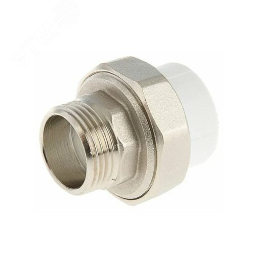 Изображение товара Муфта разъемная 32x1' НР полипропиленовая PPR американка, серая (шт)