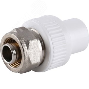 Изображение товара Муфта комбинированная 20х16 (150/30) для PPR-PE труб (шт)