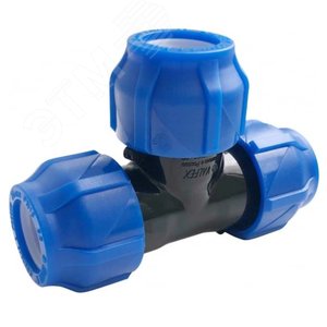 Изображение товара Тройник компрессионный ПНД 25-25-25 (50/10) (шт)