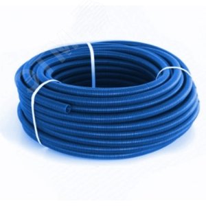 Изображение товара Труба гофрированная 25 синяя, для трубы 16, бухта 50м (м)