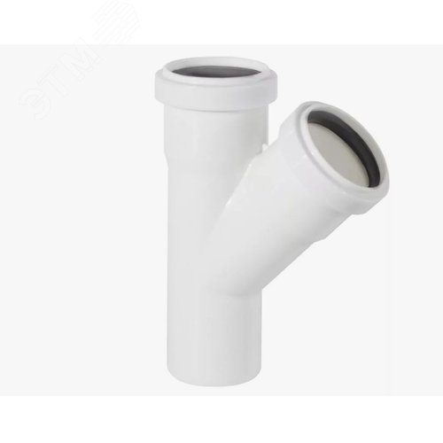Изображение товара Тройник 50 45 град, для малошумной канализации (шт)