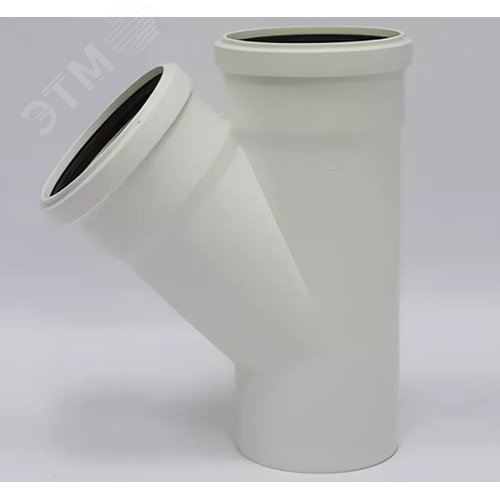 Изображение товара Тройник 110 45 град, для малошумной канализации (шт)