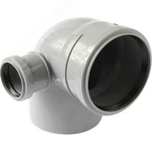 Изображение товара Отвод 110 45 град, с выходом 50 правый (шт)