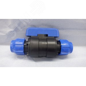 Изображение товара Кран шаровый ПНД для трубопроводов х/в цанга - ца га разборный 50х50 (шт)