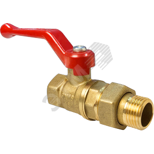 Изображение товара Кран шаровой со сгоном 11Б27фт1М 3/4' ВН ручка рычаг (шт)