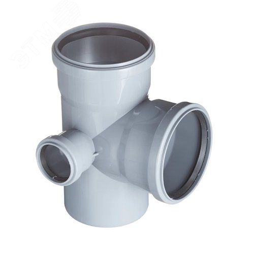 Изображение товара Крестовина 110х110х50 87 град двухплоскостная, левая, канализационная (шт)