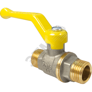 Изображение товара Кран шаровой для газа 11Б27фтМ никелированный 1/2 НН ручка рычаг (шт)