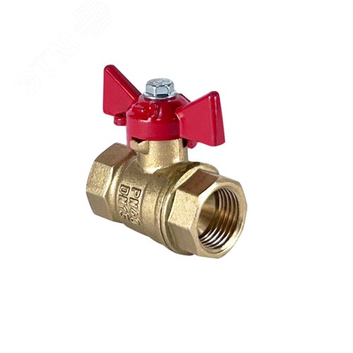 Изображение товара Кран шар DeltaPro 3/4 В/В ручка-бабочка (шт)