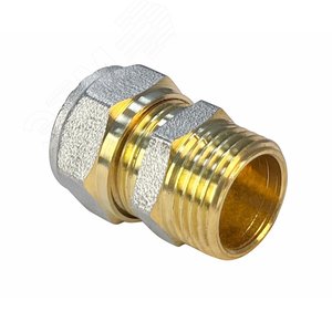 Соединитель обжимной НР 16X3/4 - фото 2