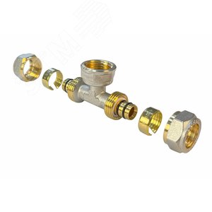 Тройник обжимной ВР 20х1/2х20 - фото 2