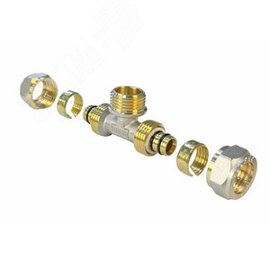 Тройник обжимной НР 16х1/2х16 - фото 3