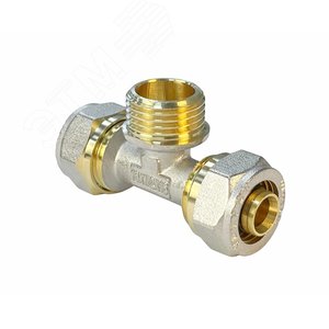 Тройник обжимной НР 16х1/2х16 - фото 1