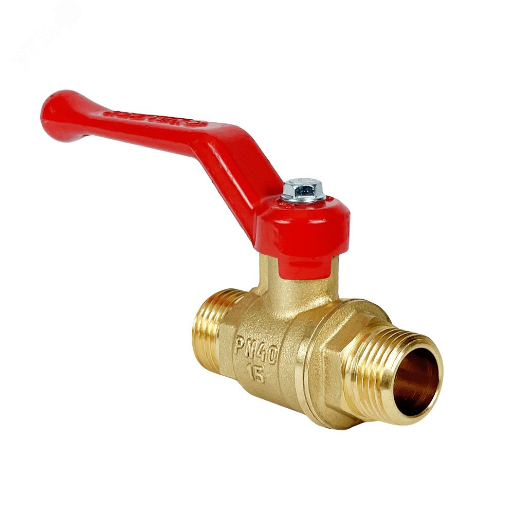 Изображение товара Кран шаровой DeltaPro 1/2' НР/НР ручка-рычаг запорное устройство Россия