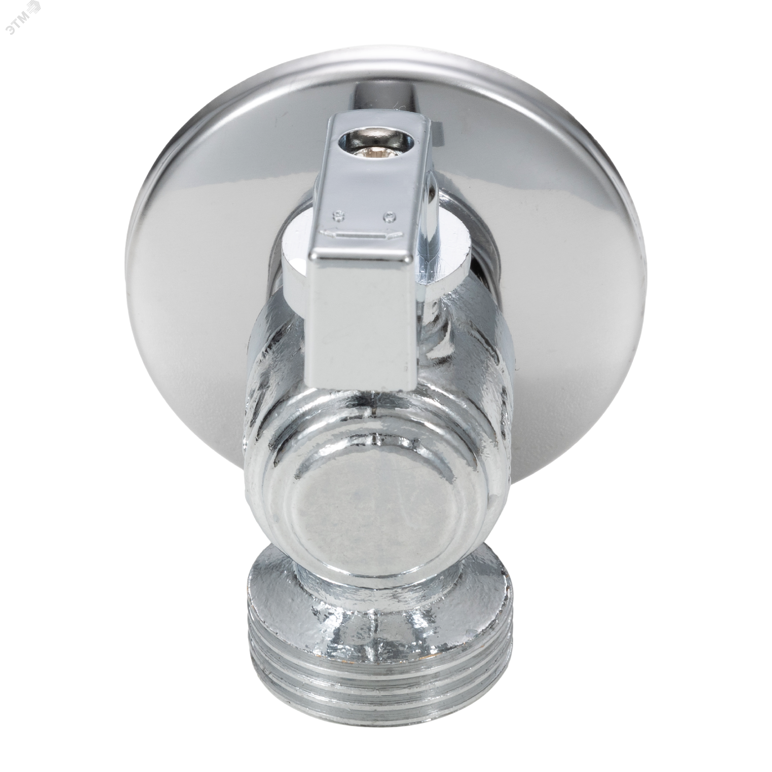 Изображение товара Кран шаровой AQUALINK угловой 1/2х1/2 с ручкой-флажком для воды
