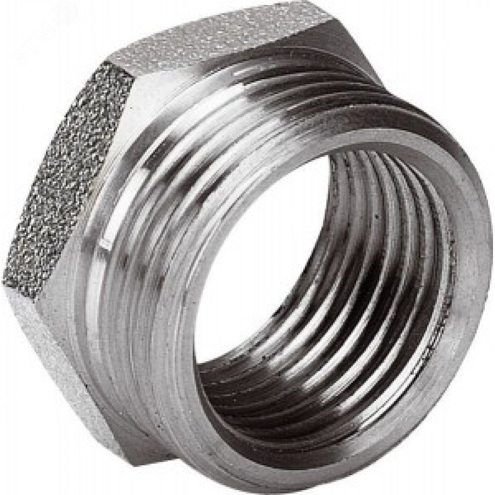 Изображение товара Футорка никелированная 1/2'x3/4' латунь АQUALINK для водоснабжения и отопления