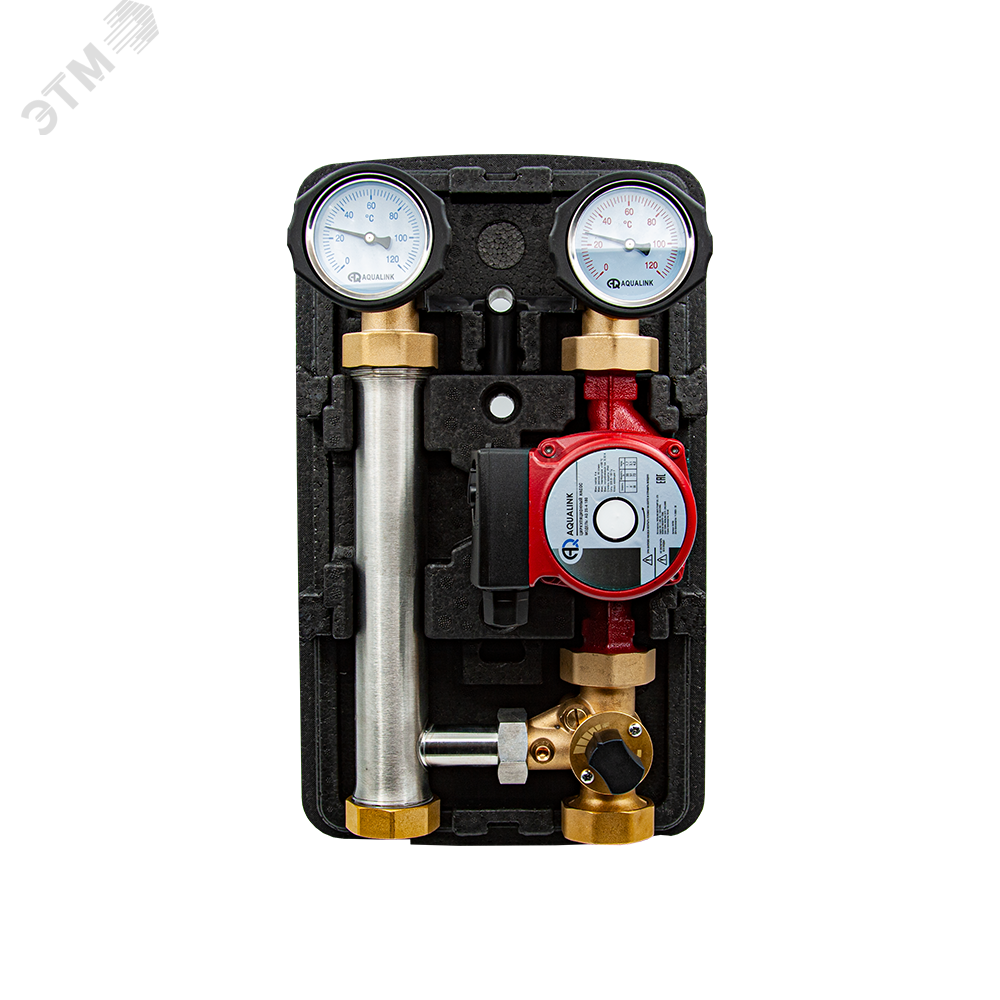 Изображение товара Насосная группа быстрого монтажа с трехходовым смесительным клапаном 1 1/2' (шт)