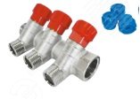 Изображение товара Коллектор резьбовой с вентилями ВМ 3/4x3/4x1/2x3 от AQUALINK