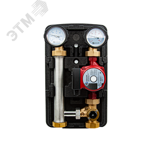 Изображение товара Насосная группа быстрого монтажа с трехходовым термостатическим клапаном 1 1/2' (шт)