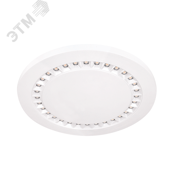 Изображение товара Светодиодный потолочный светильник ДПО37-15-001 Punkt 840 15 Вт IP40 белый