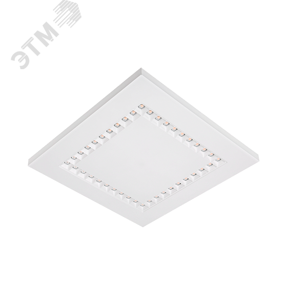 Изображение товара Светодиодный потолочный светильник ДПО38-15-001 Quadro 840 15 Вт белый