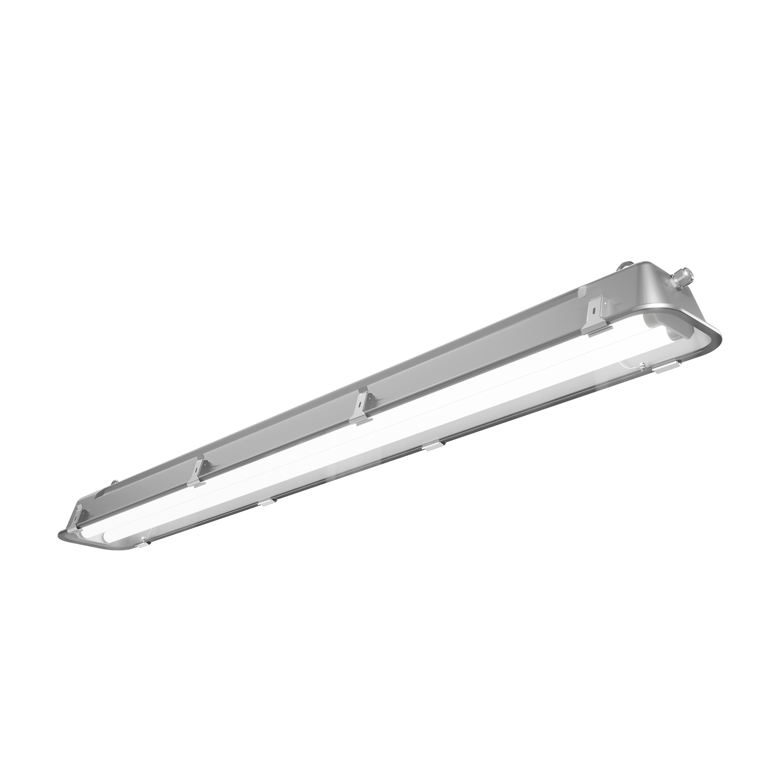 Светильник ламповый люминесцентый промышленный нержавейка ЛСП67-2х58-011 Linkor HF